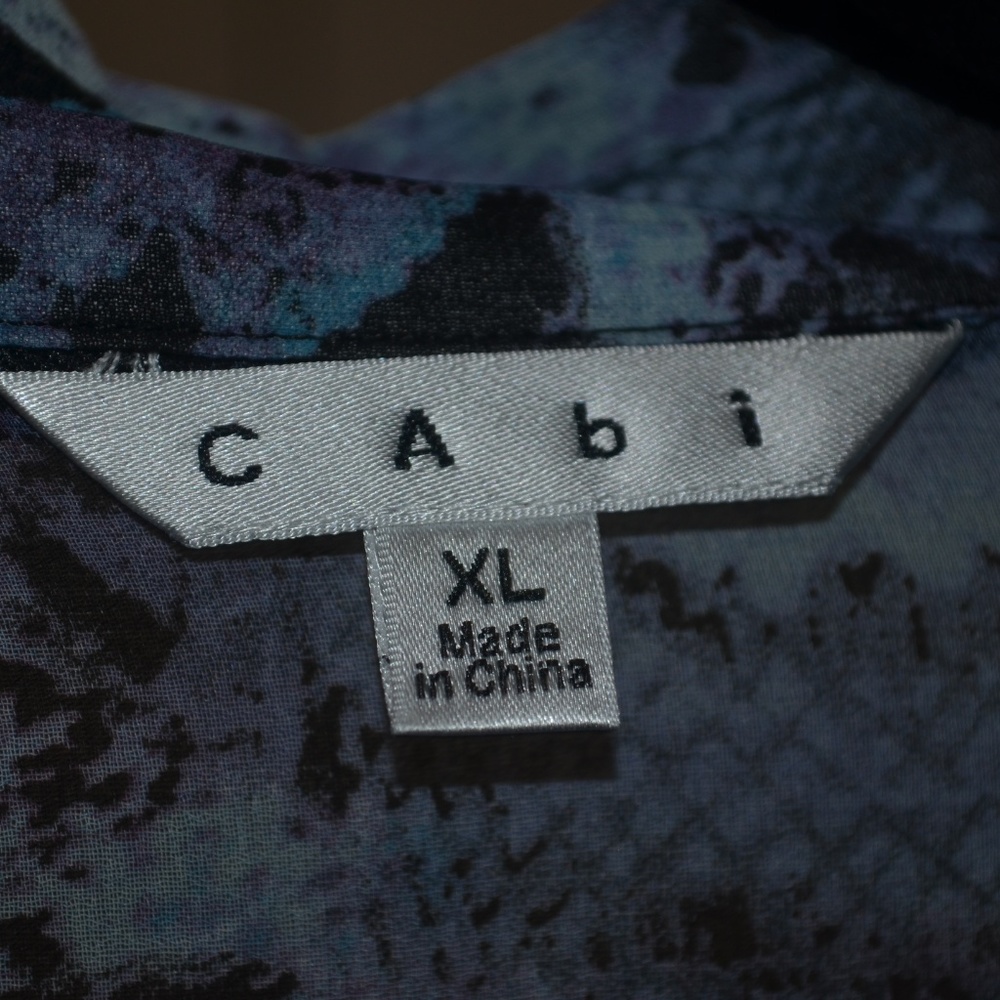 Cabi Style #609 Python Print Blouse - image 4